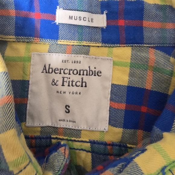 Abercrombie & Fitch Flannel Button Up Shirt - Picture 2 of 3